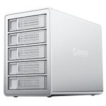 USB 3.0 4 Bay 5 Bay Hard Drive Enclosure USB C USB B for 2.5" 3.5" SATA HDD SSD