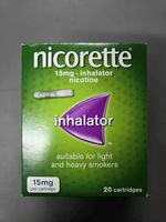 Nicorette 15mg Nicotine Inhalator 20 Cartridges - STOP SMOKING