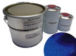 3,5 Liter Set 2K Car Paint Night Blue Metallic No Clear Varnish Acrylic Shiny U