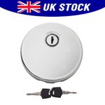 For Kawasaki VN800 Vulcan 800 1995-2001 Fuel Gas Tank Cap Silver With 2 Keys