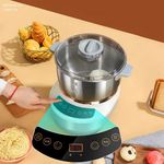 Electric Dough Mixer with Stainless Steel Bowl Standalone Food Mixing Machine.