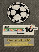 Inter milan Internazionale Milano Final Munich 2025 match details patch badge