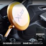 Car Steering Wheel Lock Full Face Cover Disc upto 39cm with Storage Bag XSL2+M