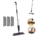 Spray Mop Microfibre Pad Floor Cleaning Mop Wet Dry Floor Cleaner Water Spraying