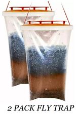 Pack of 2 Insect Fly Trap Can Kill Upto 20,000 Flies Perfect for outdoor Garden