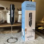 Elavate High Speed Milk Frother With Stand, Brand New In Box Elevate battery op.
