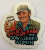 JAWS 50th Anniversary SMALL - QUINTS- “HERE’S TO SWIMMING” HD STICKER