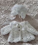 hand crochet baby cardigans 3-6 Months