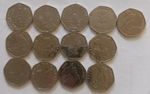 2016-18 Beatrix Potter Rare 50p Coins: Peter Rabbit Puddleduck Flopsy Bunny etc.
