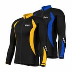 FDX Mens Cycling Jersey Long sleeve Winter Thermal Cold Wear Cycling Jacket 