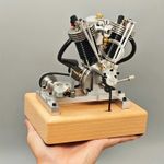 MUSA Hoglet Working Engine Model Vintage STEM Collectible RTR