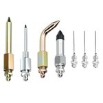7 Piece Grease Needle Set for Manual Grease Guns with Bent and Straight Nozzles