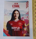 Selin Cemal West Ham United Women 2025/26 Hammers Collectables card