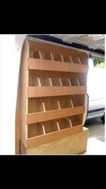 Assembled Ldv Maxus Van Storage Ply Lining Tool Shelving Ply Racking