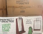 Bashed Box - Perfect Practice Golf Luxury Wooden Putter Stand - RRP£150