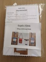 Easy/Beginners Weaving Kit - Colour 1 Pinks Purple 100% Natural yarns and fibres