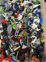 JOB LOT 250g (1/4 Kg) OF LEGO BIONICLE & HERO FACTORY ASSORTED PIECES Bundle