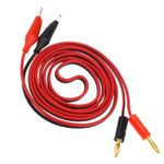 Alligator Crocodile Croc Clip Test Leads 1.5m Terminating Power Cable Wire