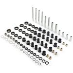 Front/Rear Upper/Lower A-arm Bushing Shaft Kit For Honda Rincon 650 680 03-19