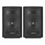 Vonyx SL8 8" Passive PA DJ Speakers Pair 400W Ideal for Parties & Events