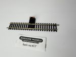 HORNBY POWER TRACK R8206 (R600 STRAIGHT)  FROM SET FOR ANALOGUE DC USED GOOD