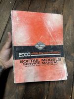 OEM Factory Harley-Davidson 2000 Softail Models Service Manual 99482-00