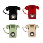 Retro Landline Phone Wall Mount Dial Phone Living Room Dining Room Corded