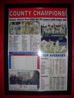 Essex CCC 2017 County Champions - framed print