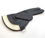Falconry Glove Leather Bird Handling Suede Layer Leather Glove. Double Short
