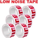 FRAGILE Printed Tape Strong Parcel Packing LOW NOISE 48mm 66m Box 6 12 36 72 144