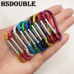 Carabiner Clip Snap Hook Small Key Ring Camping Sports Karabiner 50 x30x 10x- UK