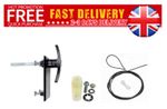 GARADOR LOCK HANDLE T BAR BLACK GARAGE DOOR LOCK CABLE LOCKING PULL WIRE MK4