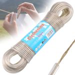 PVC Laundry Rope Wire Steel Core Washing Clothesline Dryer Waterproof Outdoor