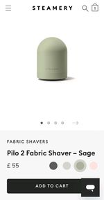 Steamery Pilo 2 Fabric Shaver Lint & Pilling Remover for Clothes & Fabrics