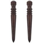  2 Pcs Handwork Edge Burnisher Grinding Burnishing Tool Polishing Craft