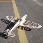  RC Model WWII UK Spitfire Fighter Balsa Wood Aircraft KIT+Hardware Parts +Skin