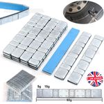 Premium Stick On Alloy Wheel Balance Weights Tyre Adhesive Lead Free 60G Strips