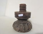 Large Antique Carved Wooden Stand Base Sofa Foot Georgian Victorian Old Wood 5"W