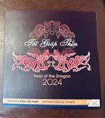Vietnam 2024 Stamp Presentation Pack Folder YEAR OF THE DRAGON MNH + FDC