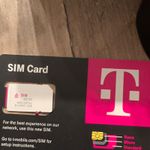 T-Mobile Triple Cut SIM Card Prepaid Minutes & Data, Activate by 07/27/2027