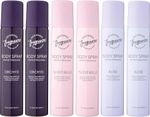 Designer Fragrances 6 Pack Bundle-Tu Est Belle,Orchyd,Alise Women’s Body Spray