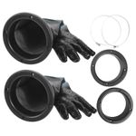 Sandblasting Gloves SandBlaster Parts 60cm with O Rings for Sandblast3878