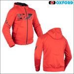 Oxford Super Hoodie 2.0 Mens Motorcycle Motorbike Aramid Armoured Fleece -Red