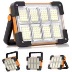 Solar LED Searchlight Spotlight USB Rechargeable Hand Torch Light Camping Lamp