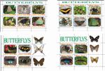 Stamp blocks complete Butterflies Falkland Islands Issue 2013 4 blocks