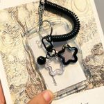 Creative Design Kpop Photocard Holder Transparent Card Holder Keychain