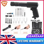 25PCS /SET AIR PNEUMATIC GUN W/ 4 HAMMER VIBRATION IMPACT KIT CHISEL IMPACT TOOL