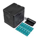 HI-GEAR Collapsible Toilet with Gel Pack and Toilet Bag Bundle