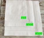 100% Cotton Hemstitch NAPKINS Dining / Tea / Cocktail Wedding Dinner Table Linen