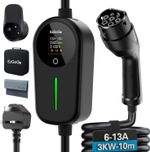 Ezgogo 10M Type 2 EV Charger Cable 3kW with IP65 Protection for EVs & PHEVs